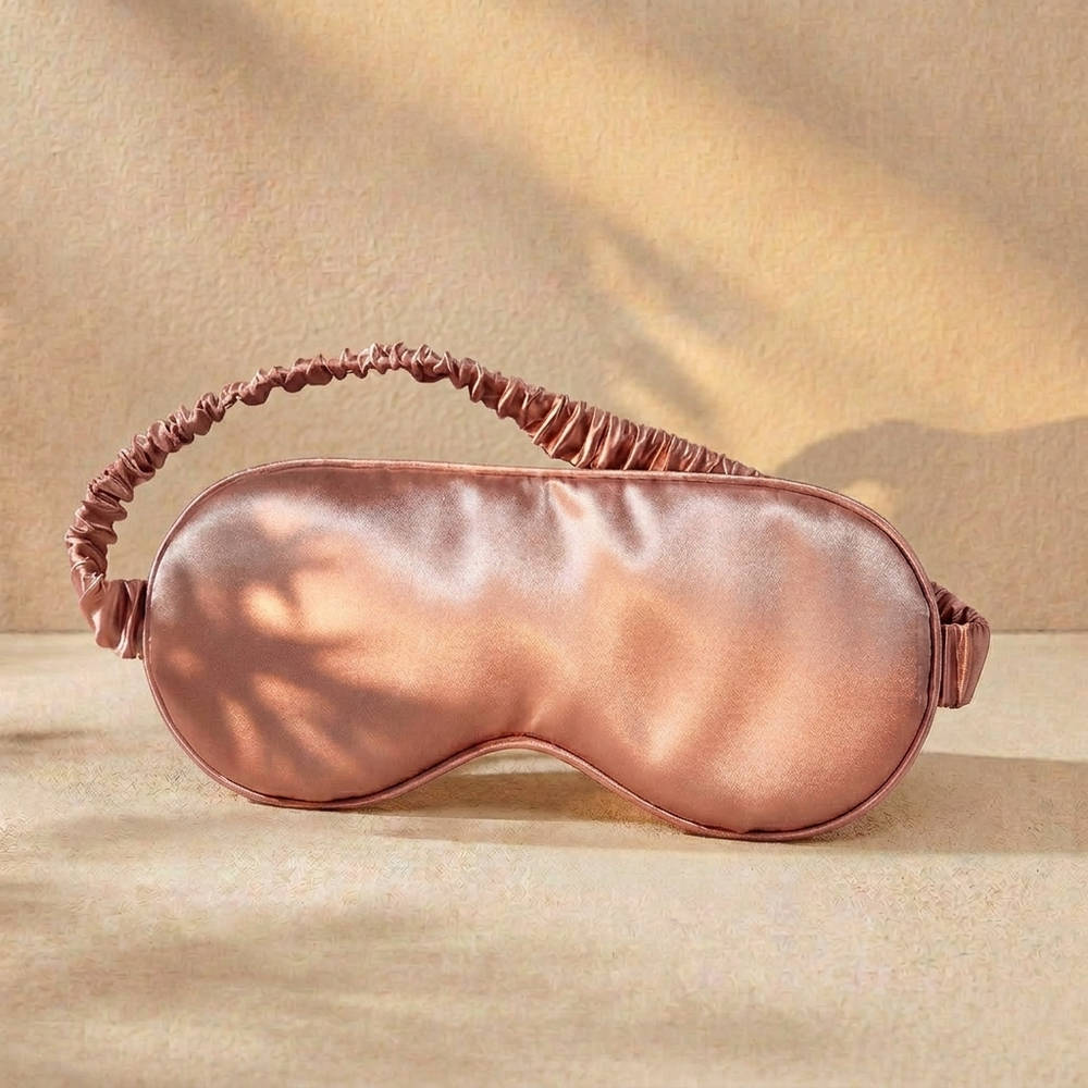 100% Pure Mulberry Silk Mask - Champagne
