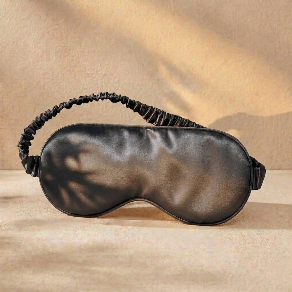 100% Pure Mulberry Silk Mask - Iron Grey