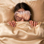 100% Pure Mulberry Silk Mask - Champagne