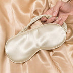 100% Pure Mulberry Silk Mask - White