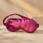 100% Pure Mulberry Silk Mask - Rose Red