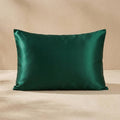 100% Pure Mulberry Silk Pillowcase - Deep Green