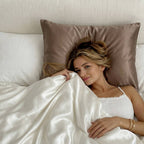 100% Pure Mulberry Silk Pillowcase - Apricot