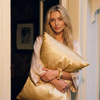 100% Pure Mulberry Silk Pillowcase - Golden Champagne