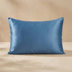 100% Pure Mulberry Silk Pillowcase - Light Blue