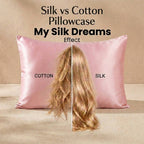 100% Pure Mulberry Silk Pillowcase - Light Pink