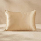 100% Pure Mulberry Silk Pillowcase - Golden Champagne