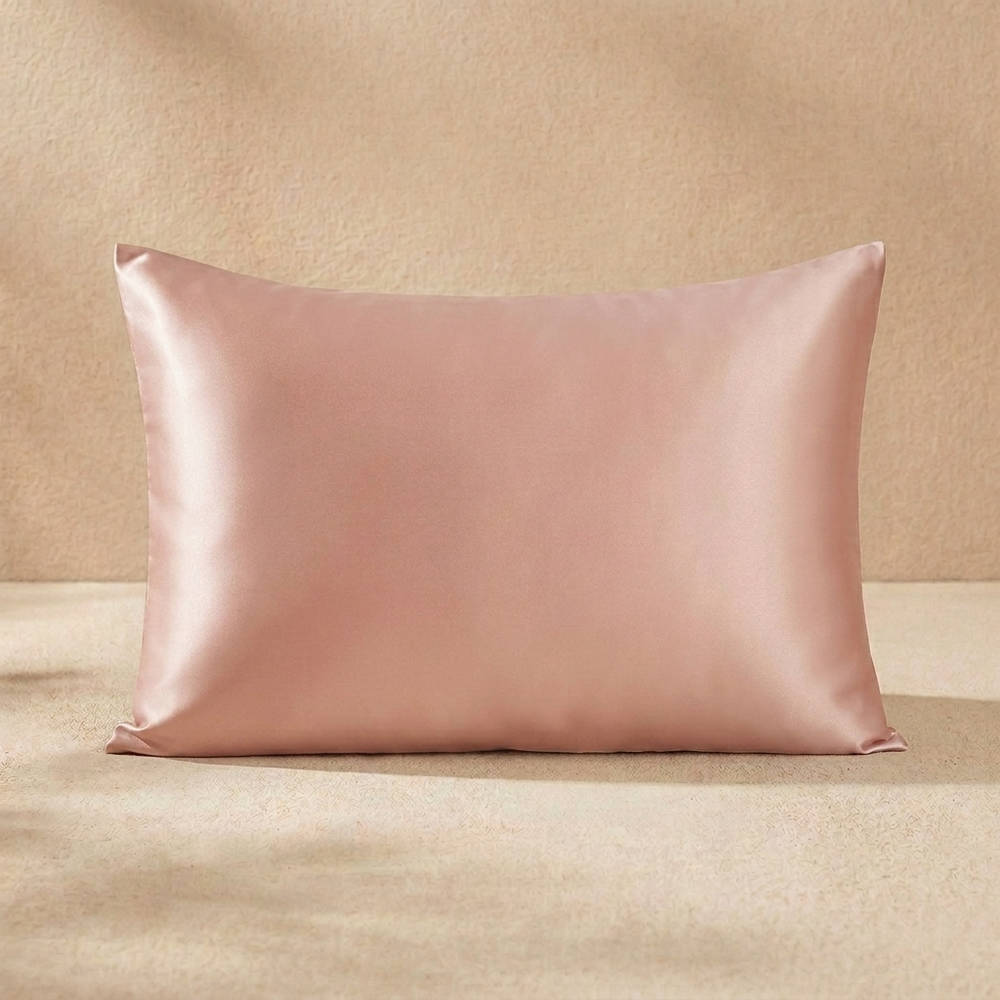 100% Pure Mulberry Silk Pillowcase - Meat Pink