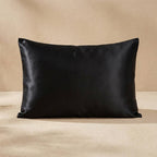 100% Pure Mulberry Silk Pillowcase - Black